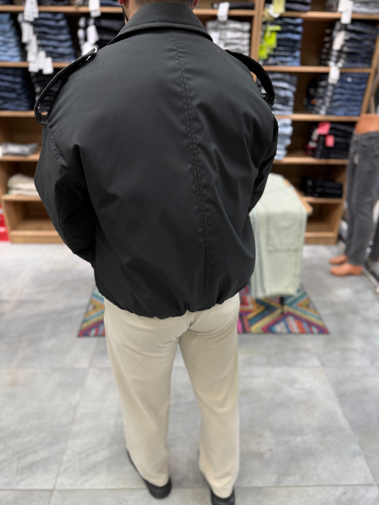ARL0018 – Paraşüt Kumaş Oversize Ceket — 4. fotoğraf