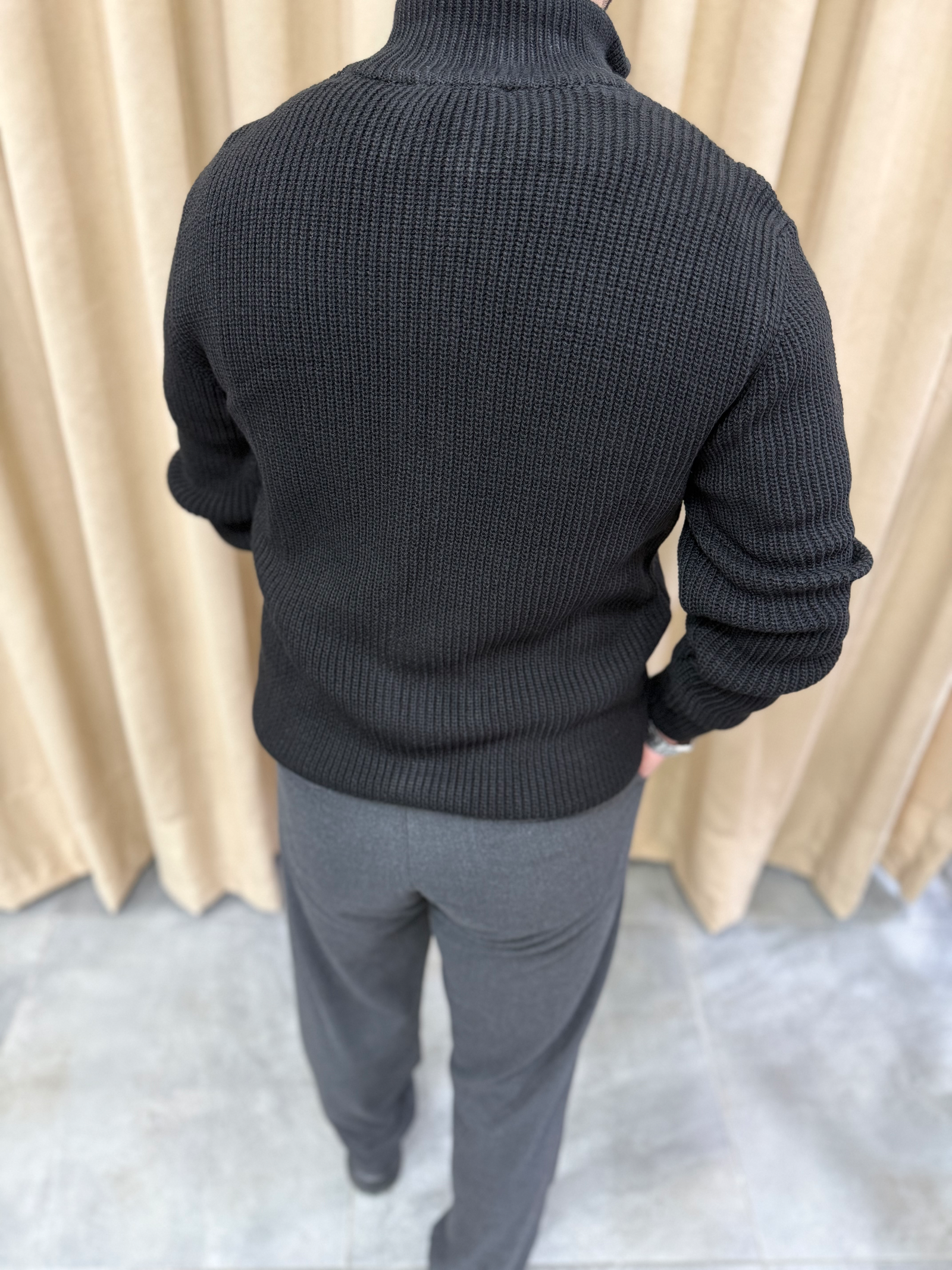 ARL0038 – Fermuarlı Örme Hırka — 4. fotoğraf