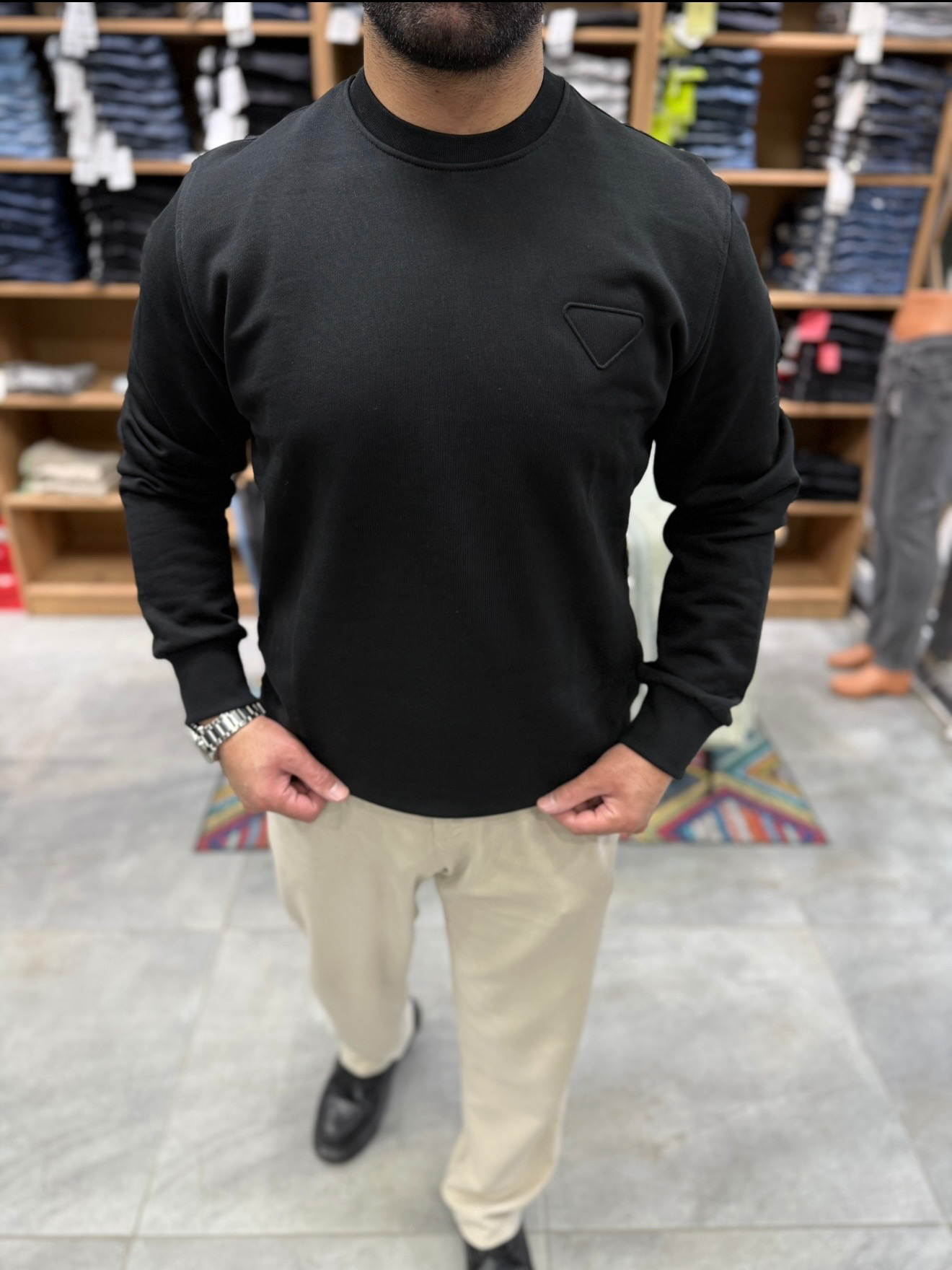 ARL0016 – Kabartma Logo Detaylı Sweatshirt.