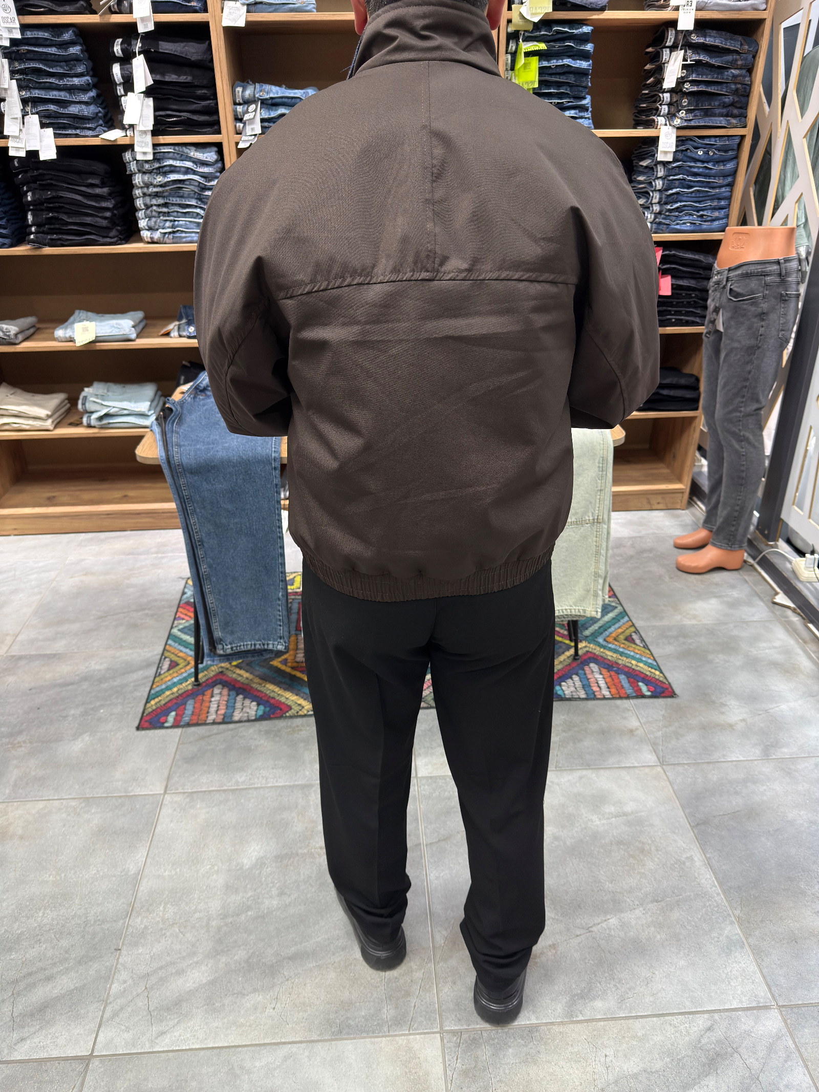 ARL0008 – Kahverengi Bomber Ceket — 3. fotoğraf
