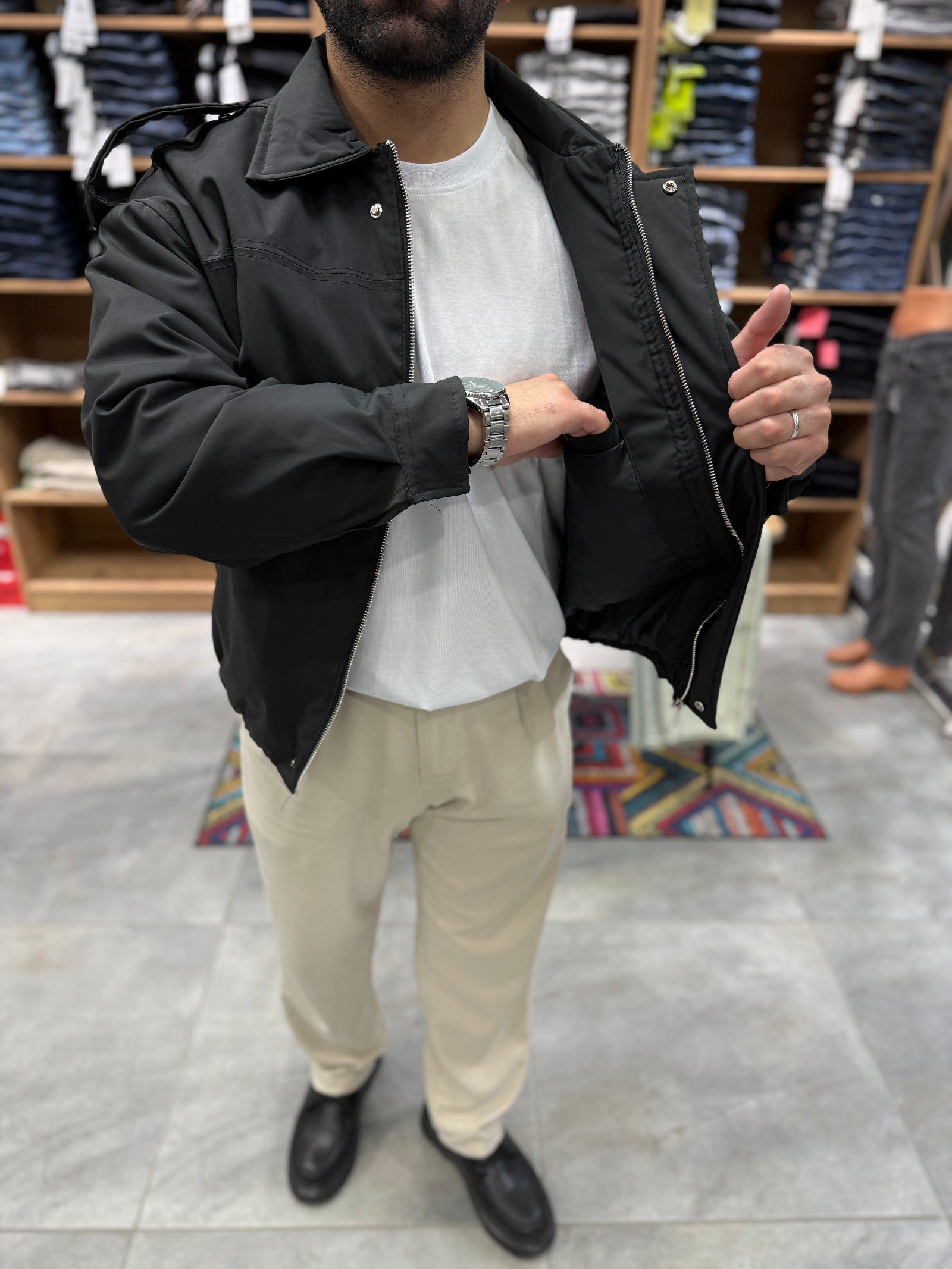 ARL0018 – Paraşüt Kumaş Oversize Ceket